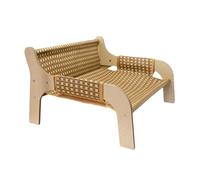 Cat Hammock Led - Breathable Cooling Cushion, High Summer Sun Lounger Chair | Sofa for Pets Dogs and Kittens Citizens, Indoor Outdoor Furniture Sleeping Relaxation In C