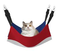 Cat Hammock, Medium Dutch Flag Print Soft Pet Cage Hanging Reversible Bed, Comfortable Sleeping Mats for Small Animals