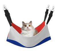 Cat Hammock, Medium Russian Flag Print Soft Pet Cage Hanging Reversible Bed, Comfortable Sleeping Mats for Small Animals