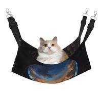 Cat Hammock, Medium Wonderful Soccer Game Print Soft Pet Cage Hanging Reversible Bed, Comfortable Sleeping Mats for Small Animals