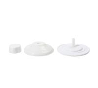 Cat Hammock Suction Cup Window Perch Sturdy Plastic Vacuum Suction Cup with Screw for Cat Resting Spot on Glass Door White 8.5cm
