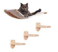Cat Hammock Wall Mounted Cat Shelf With Three Steps for Sleeping Playing Climbing and Lounging