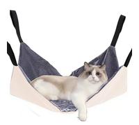 Cat Hammock - Washable Soft Outdoor Cat Mat | Waterproof Cooling Kittens Pad | Cage Hammock | Soft Bed Adjustable,Kitten Bed, Cage Accessories, Comfortable Rest Sleeping Pad for Kitte