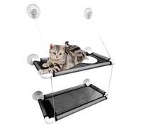Cat Hammock Window, Interior Cat Window Hammock - Ledge Perch Window Suction Cup Cat Hammock - Mounted Kitten Seat, Safety Pet Shelf, Space Saving in Living Room, Bedroom