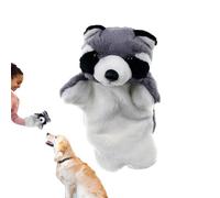 Cat Hand Puppet Toy - Interactive Plush Canvas Pet Training Tool 25x15cm Soft Durable Bite Resistant Design | Human Pet Play Aid Supporting Boredom Relief Exercise Behaviour Enrichment Suitable Cats D
