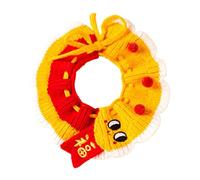 Cat Handmade Knitted Crochet Bib, Breakaway Kitten Collar, Comfortable Skin-Friendly Crochet Pet Collar, Ideal for Walking, Hiking, Camping, Adjustable and Safe for Your Cat’s Outdoor Fun