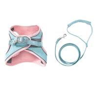 Cat Harness and Lead Set - Robust Service Kitten Vest, Adjustable Walking Trade, Multifunctional Comfortable Training Accessories, Cat Vest Wiring Harness for Night Walking, Outdoors, Travel Safety