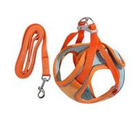 Cat Harness And Lead Set,Small Dog Harness,Adjustable,With Reflective Strips,For Walking, Indoor And Outdoor Activities