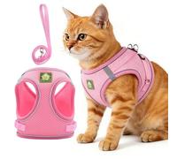 Cat Harness And Leash 2026 In Escape Proof Cat Leash And Harness Set For Small Medium Large Cats Breathable Adjustable Vest Harnesses With Reflective Strip For Outdoor (S)