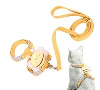 Cat Harness and Leash - Cute Bee Design Vest for Dogs, Adjustable Outfit | Attach Soft Escape Test Leash with Leash, Lightweight Harness Set for Training