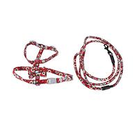 CAT HARNESS AND LEASH JAPANESE STYLE BOWKNOT ADJUSTABLE VEST SAFE OUTDOOR WALKING (S)