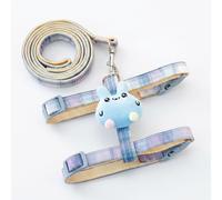 Cat Harness and Leash Set, Adjustable Nylon Cat Harness M, Anti-Escape for Exploring Outside, Small Pet Walking Gear