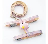 Cat Harness and Leash Set, Adjustable Nylon Cat Harness M, Anti-Escape for Exploring Outside, Small Pet Walking Gear