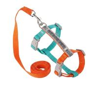 Cat Harness and Leash Set, H-shaped Adjustable Anti Escape Reflective Cat Harness, 1.5cm Strap Nylon for Outdoor Adventures