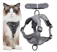 Cat Harness Cat Harness and Leash Reflective Cat Running Harness | Easy to operate anti-escape cat harness, reflective and leash for outdoor hiking