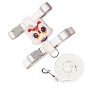 Cat Harness, Cat Harness Travel Harness - Escape Proof Puppy Straps with Dancing Lion Decor, Adjustable Chest Hardness for Cats, Pet Outwear Supplies