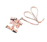 Cat Harness Kitten Harness Pet Harness Kitten Leash Rabbit Leash Cat Chest Strap Ferret Animal Harness Leash for Puppy P (Pink Size 1)