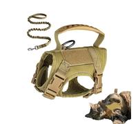 Cat Harness Large,Quick Release Buckle Anti-Escape - Adjustable Cat Halter Dog Chain | for Outdoor Park Lawn Play Training Travel Walking Daily Kitten Small Large Breed