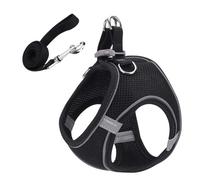 Cat Harness, Soft Mesh Harness with Reflective Safety Strips, Pet Accessories for Safety, Training, Travel, Hiking, Backpack, Outdoor Adventure