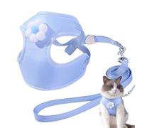 Cat Harness - Soft Mesh Pet Jacket, Modern Cat Harness | Adjustable Escape Proof Cat Vest, Breathable Decoration of the Kitten, Rabbit Pet Suit, Puppy Cable Harness, K
