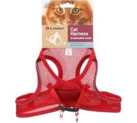 Cat Harness Step&Go Berta Red L 30-34cm 48-52cm