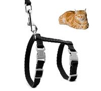 Cat Harness with Lead, Kitten Escape-Proof Strap for Small Dogs Puppies Pets, Adjustable Halter Harness Lead for Walking Jogging Training and All Outdoor Leisure Activities A3MQYS (1)