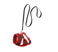 Cat Harness with leash Kitten Harms Black & Red 28cm 32-41cm 110cm 10mm