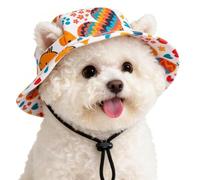 Cat Hat | Adjustable Pet Headpiece | Kitten Bucket Hat | for Pet Parents Animal Lovers Beach Pool Road Trips Walking Camping Hiking Travel Vacation Park Garden