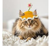 Cat Hat - Cartoon Cats Hats, Cute Fish Shapes Pet Cat Costume, Breathable Fish Shape Headdress Shape Cartoon Cats Hat (B)