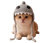 Cat Hat Cute,Shark Shape Puppy Headgear,Puppy Cosplay Hat | for Animal Lovers Halloween Birthday Costume Parties Theme Event Gathering Home Park Garden Photography