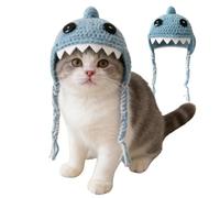 Cat Hat Shark Shape Dog Headpiece