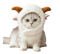 Cat Hat Winter Soft Warm Comfortable Cute Cat Sheep Shape | Cat Dog Party Costume Hat for Halloween Party Festival Carnival Outdoor Indoor Home Park