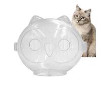 Cat Head Cover - Cat Astronaut Muzzle, Breathable Cat Hood | Anti-corrosive Combat Film Cat Collar | Transparent Breathable Cat Astronaut Muzzle, Spherical Pet Headpiece for Nail Cutting