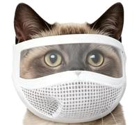 Cat Head Protection | Adjustable Mesh Hood | Transparent Breathable Cat Fixation for Grooming | for Bite Inhibition When Cutting Claws, Bathing, Trimming and Playing Outdoors