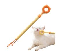 Cat Head Scratcher - Double Sided Grooming Wand - Cat Scratching Brush with Telescopic Handle - for Couch Sofa Bed Corner Home Playtime Relaxation