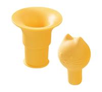 Cat Head Wine Stopper with Funnel, 2-in-1 Silicone Sealed Bottle Stopper Leak Proof Pouring Device, Creative Cat Head Stopper for Oil Liquor Beverage Storage Daily Use Travel Cruise Fridge Hotel