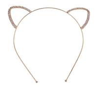 Cat Headbands for Kids Rhinestone Glitter Hoop Headband