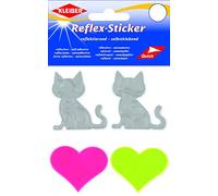 Cat & Heart Reflective Stickers