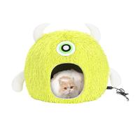 Cat Heater Bed Cover Included - Cat Heater Bed, Cat Cave Bed with Adjustable Temperature and Timer - Cozy Pet Nest USB Plug in for Small Pets up to 7.5kg