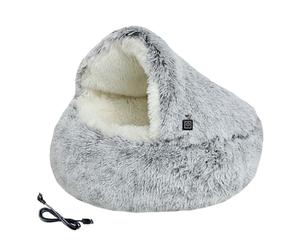Cat Heating Basket, Warm Nest for Cold Weather | Pet Owners Cold Weather Sleep Nap Daytime Rescue Shelter