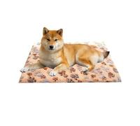 Cat Heating Mat - Pet Thermal Blanket with Paw Print Pattern - Pet Heating Mat - Cat, Dog, Kitten, Puppy for Indoor, Home, Bedroom, Winter, Living Room