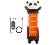 Cat Heating Pad,Electric Heating Pad,Cute Cat USB for Period Cramps & Back Pain Relief, Heat Pads for Period Pain,Portable 19in Plush Stuffed Animal Hot Compress with 5 Temperature Settings (G)