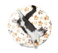 Cat Heating Pad - Heated Pet Bed Heating Pad Comfortable Fleece Cushion Mat Portable Electric Design with Auto Shut-Off | Cats Small Winter Sleep Rest