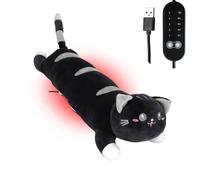 Cat Heating Pad, Portable Electric Heat Pads USB Powered, Cute Stuff Stuffed Animals Funny Gifts for Women Teen Girls Kids Cat Lovers Birthday Easter Christmas (A)