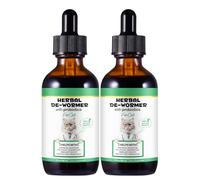 Cat Herbal Worming Treatment 2 Pcs, Worming Treatment For Cats With Probiotics, Cat Dewormer Prevents And Eliminates Internal Parasites Such As Roundworm