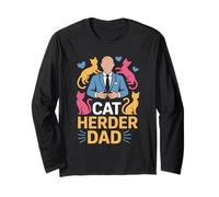 Cat Herding Champion Professional Cat Herder Long Sleeve T-Shirt