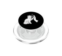 Cat High Five Love Cute Cat Lover PopSockets PopGrip for MagSafe