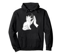 Cat High Five Love Cute Cat Lover Pullover Hoodie