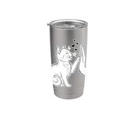 Cat High Five Love Cute Cat Lover Stainless Steel Insulated Tumbler