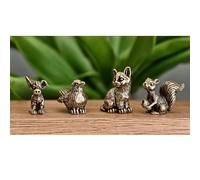 Cat Hinge Head, Decorative Toppers - Vintage Door Hinge Magnets, 2024 Bronzed Cat Gargoyles, Home Decoration (Combo Pack 4)